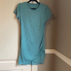 Blue tshirt dress